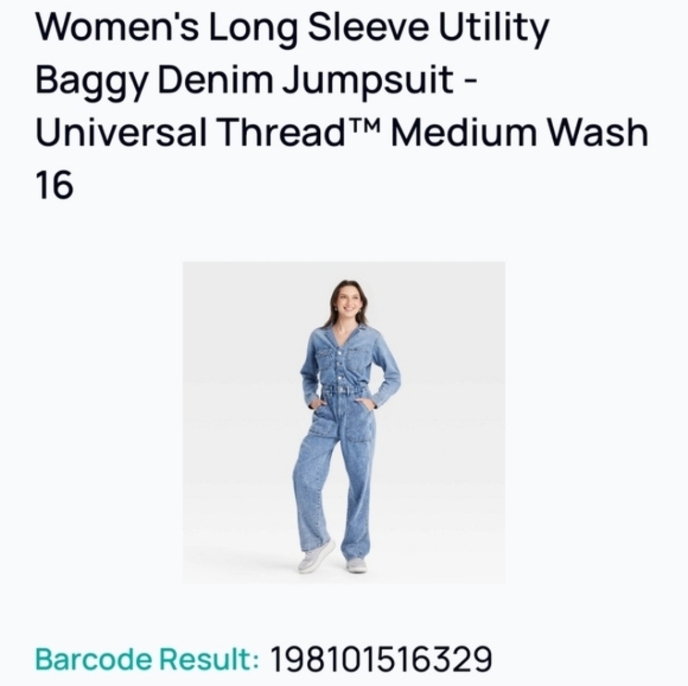 Universal Thread Light Blue Denim Overalls - Picture 7 of 7